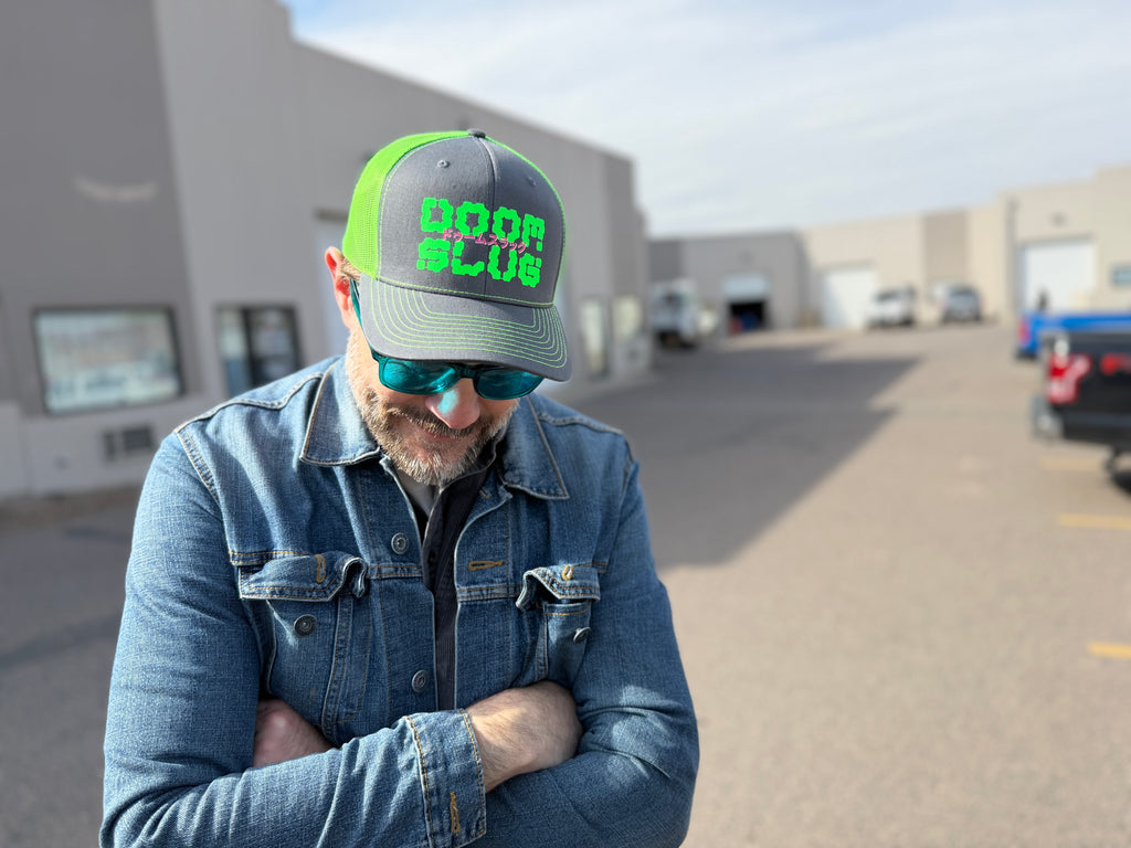 DOOM SLUG Green Trucker Hat
